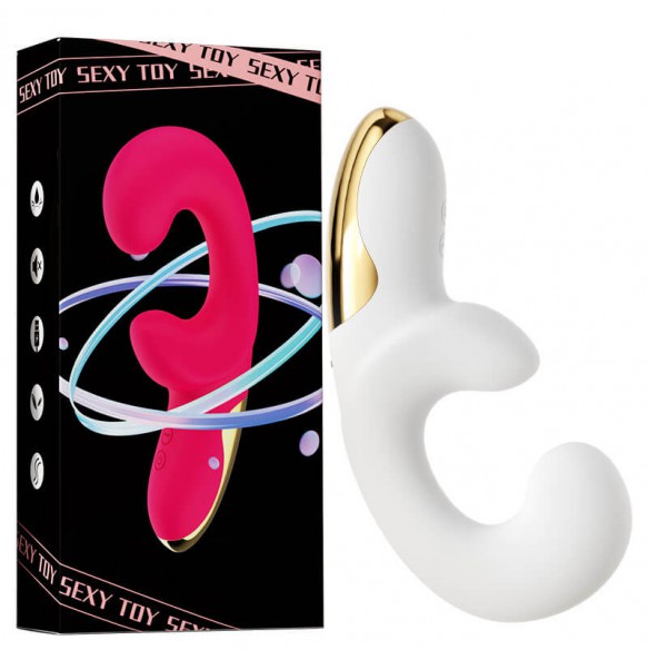 Ankni - G-Spot Master U-Shape Vibrator (Chargeable - White)